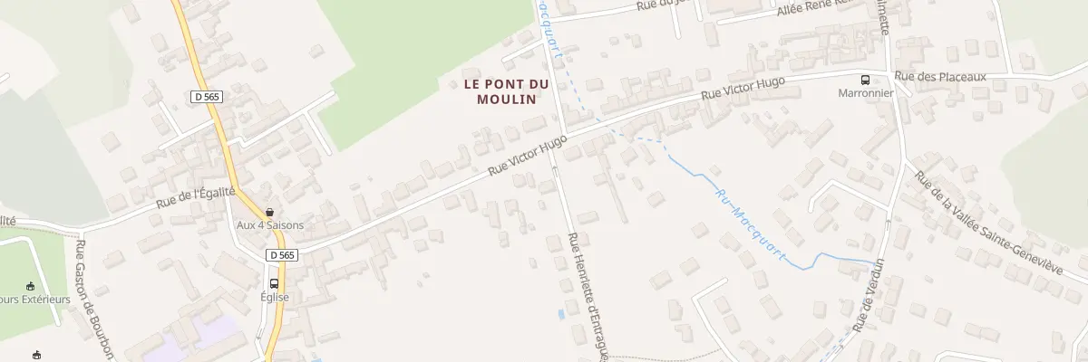 Plan du 22B Rue Victor Hugo à Verneuil-en-Halatte