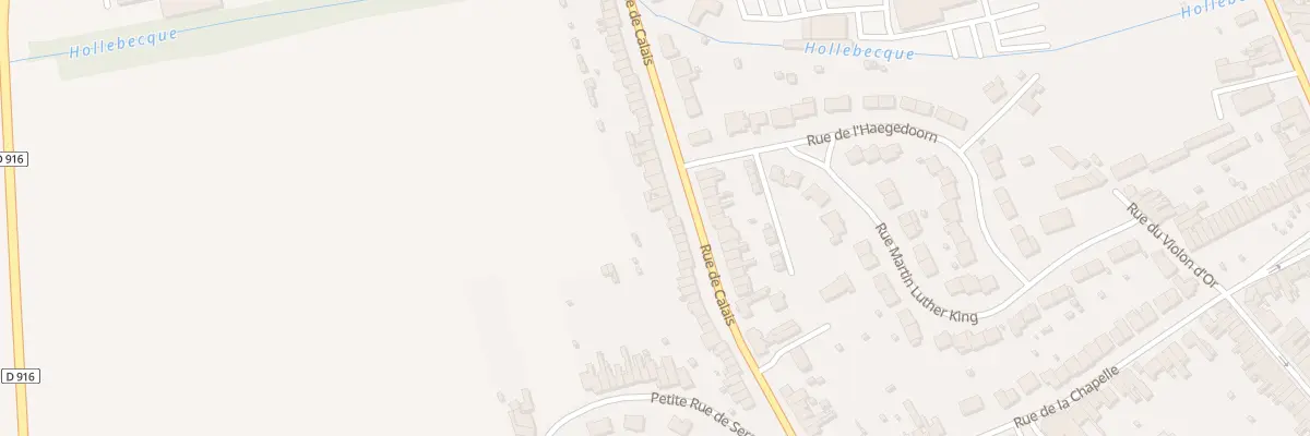 Plan du 337 Rue de Calais à Hazebrouck