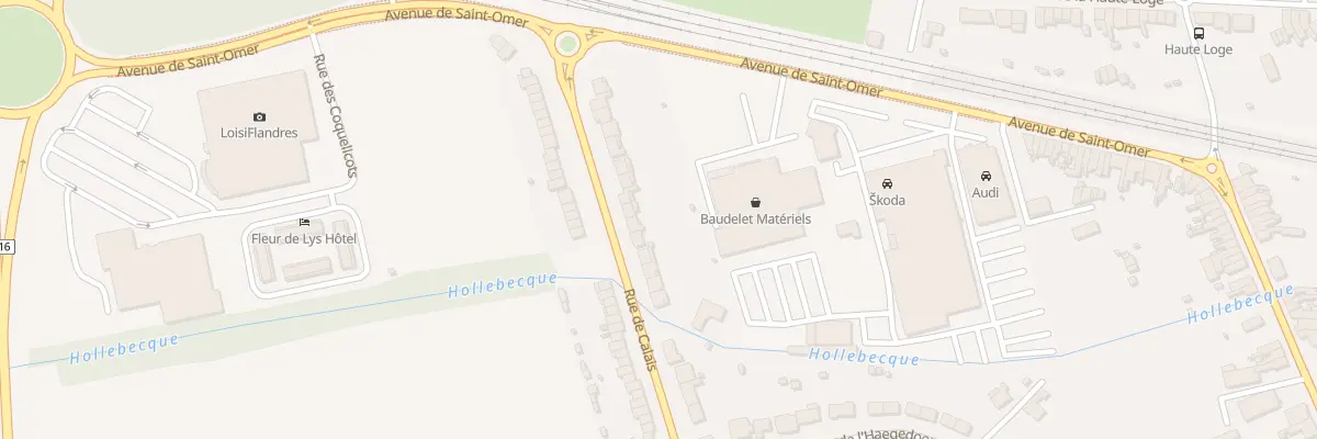 Plan du 292 Rue de Calais à Hazebrouck