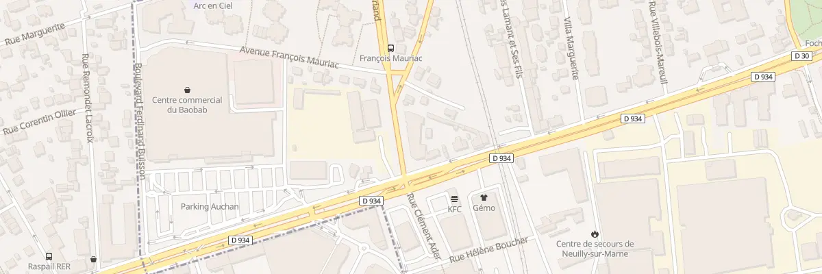 Plan du 2 Bd Aristide Briand à Neuilly-sur-Marne