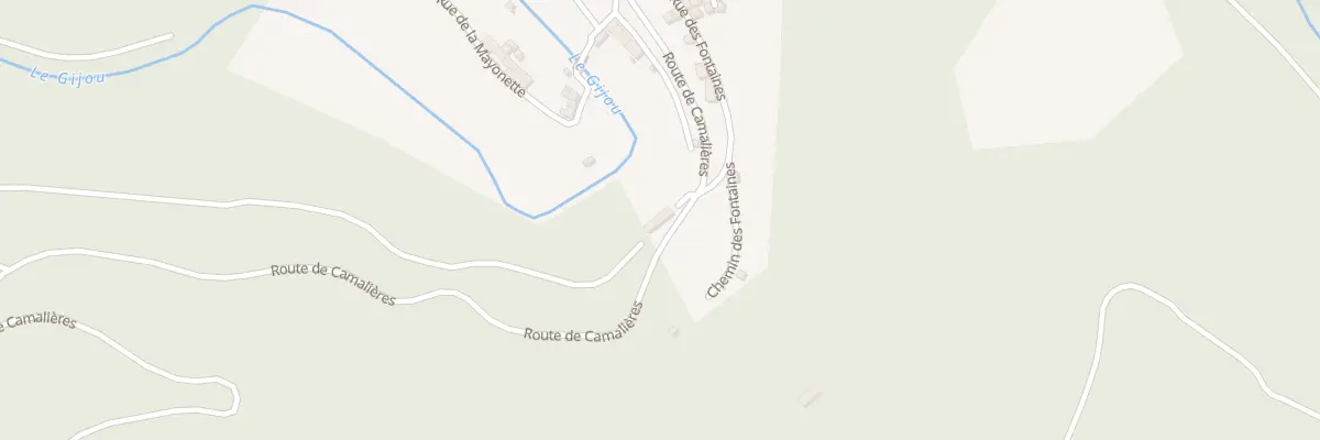 Plan du 228 Rte de Camalières à Lacaze