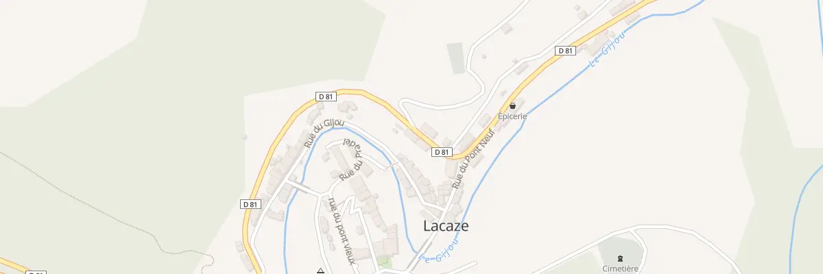 Plan du 10 Av du Poids Public à Lacaze