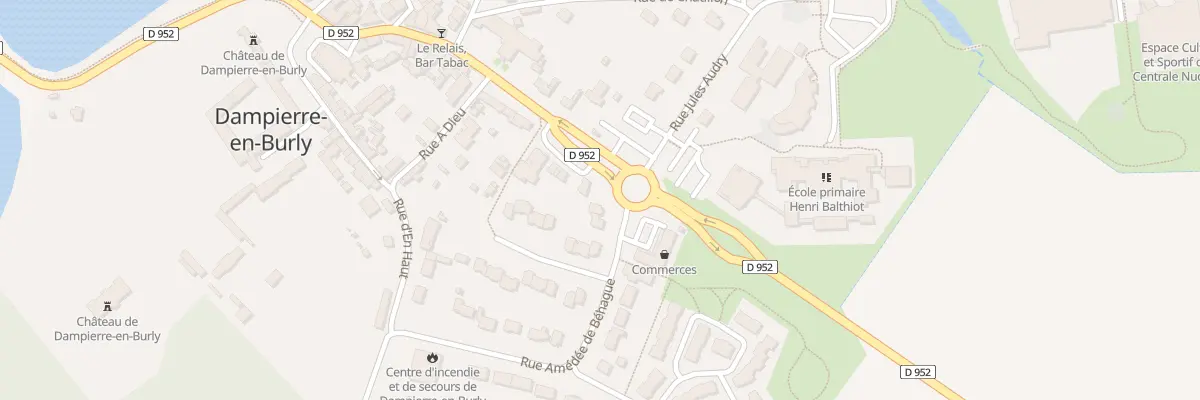 Plan du 2 Rue Amédée de Béhague à Dampierre-en-Burly