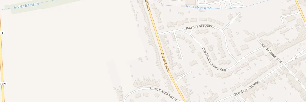 Plan du 333 Rue de Calais à Hazebrouck