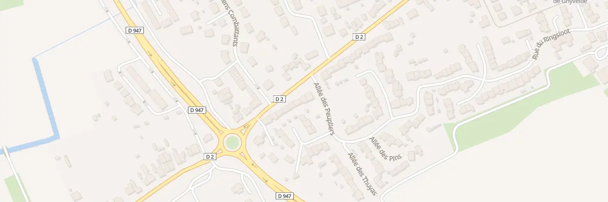 Plan du 73 Rue des Ecoles à Ghyvelde