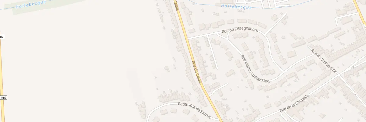 Plan du 331 Rue de Calais à Hazebrouck