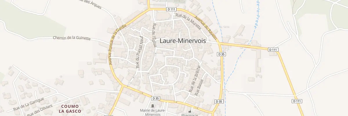 Plan du 11 Rue des Tisserands à Laure-Minervois
