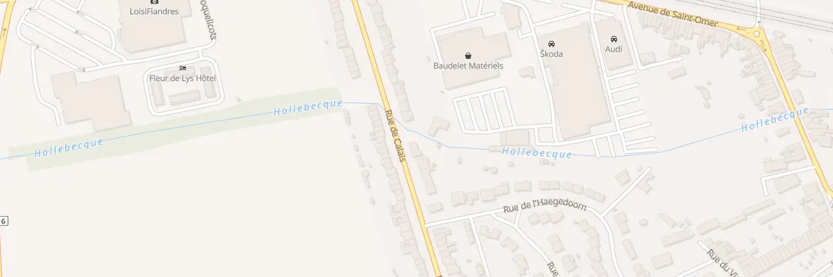 Plan du 260 Rue de Calais à Hazebrouck