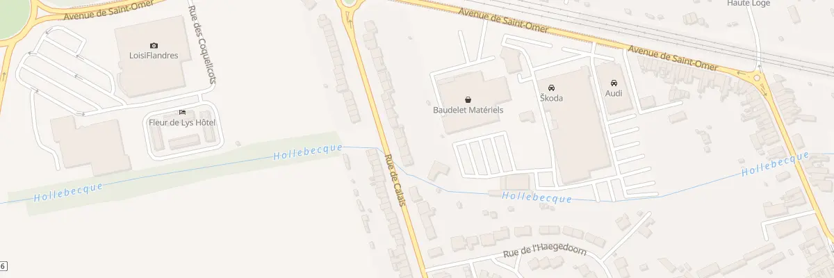 Plan du 286 Rue de Calais à Hazebrouck