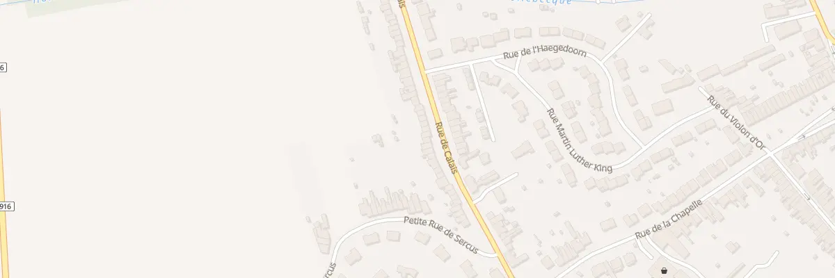 Plan du 325 Rue de Calais à Hazebrouck