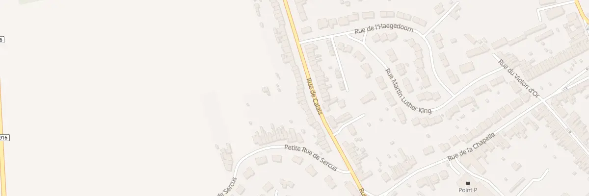 Plan du 321 Rue de Calais à Hazebrouck