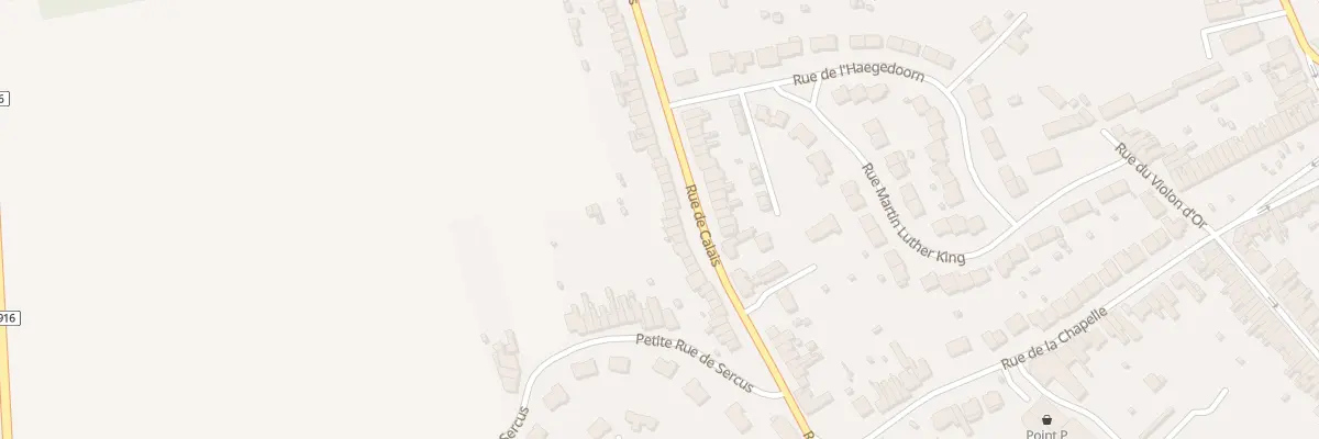 Plan du 323 Rue de Calais à Hazebrouck