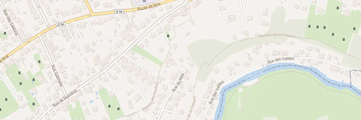 Plan du 127 Rue du Rôle à Brunoy