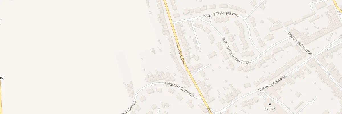 Plan du 319 Rue de Calais à Hazebrouck