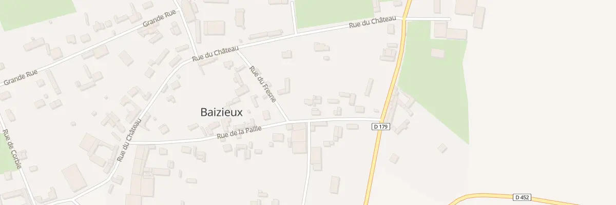 Plan du 8 Rue de la Paille à Baizieux