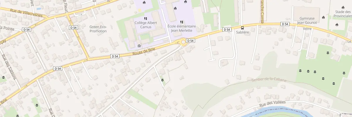 Plan du 90 Rue de Mandres à Brunoy