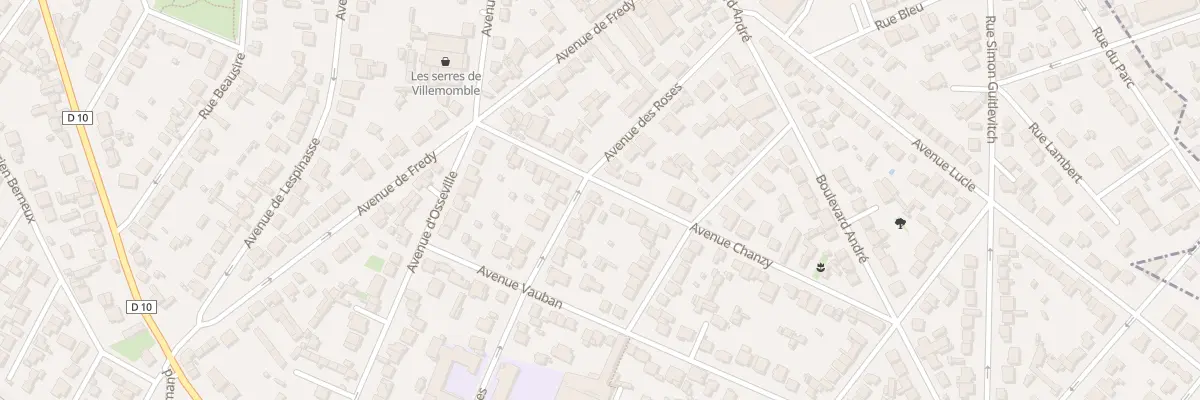 Plan du 25 Av des Roses à Villemomble