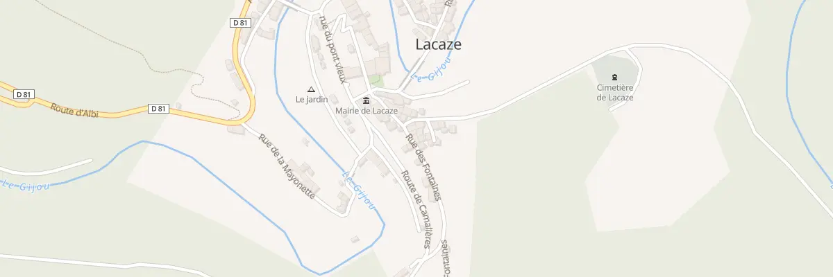 Plan du 11 Rue des Fontaines à Lacaze