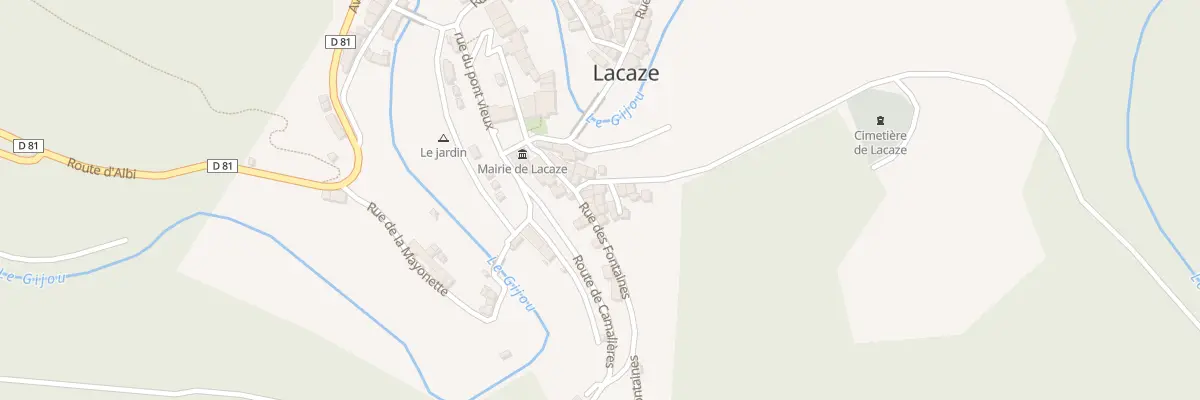 Plan du 6 Rue de l’Horloge à Lacaze