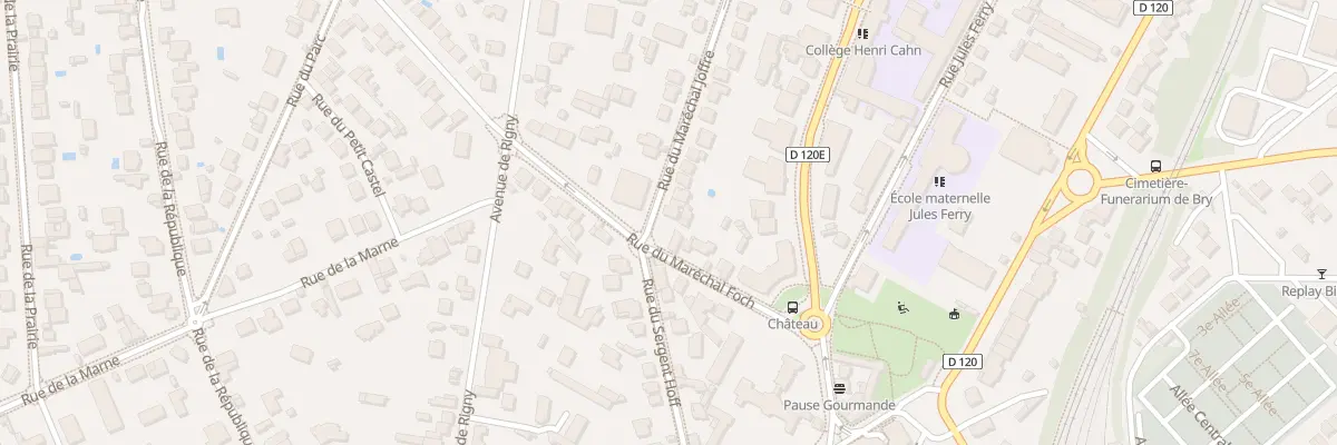 Plan du 2 Rue du Mal Joffre à Bry-sur-Marne