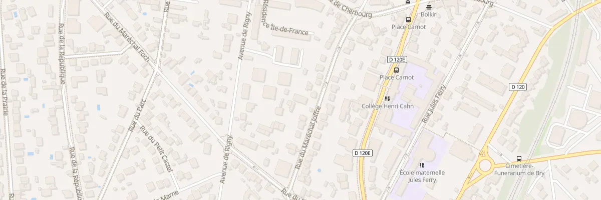 Plan du 15 Rue du Mal Joffre à Bry-sur-Marne