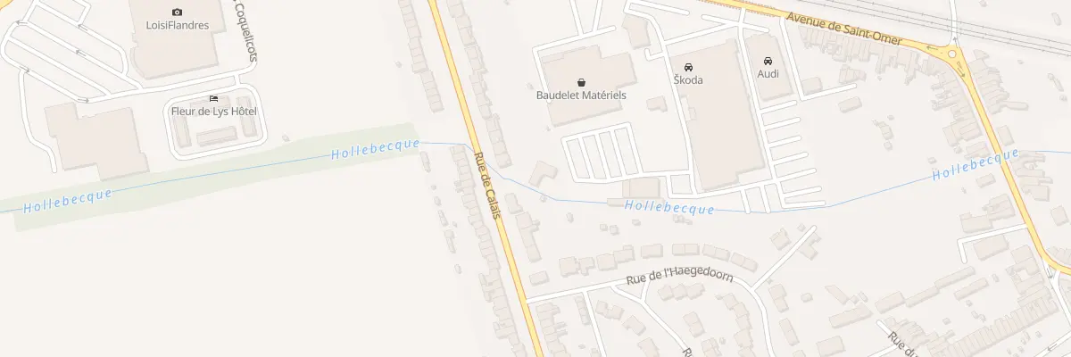 Plan du 280 Rue de Calais à Hazebrouck