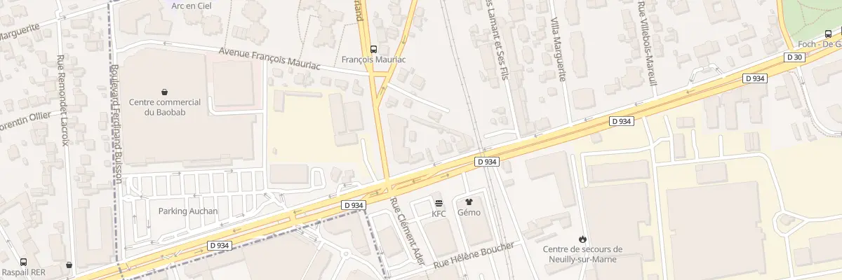 Plan du 13 Bd du Marechal Foch à Neuilly-sur-Marne