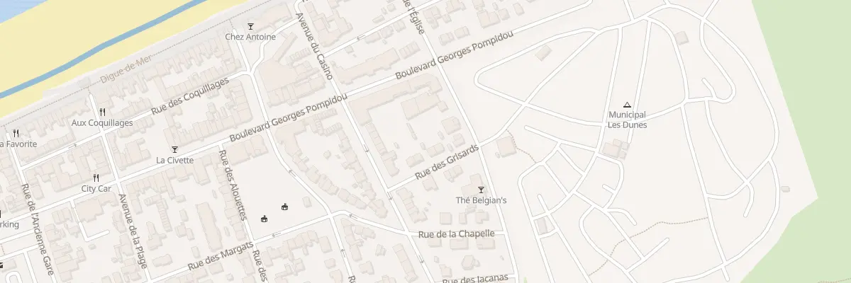 Plan du 55 Rue des Grisards à Bray-Dunes