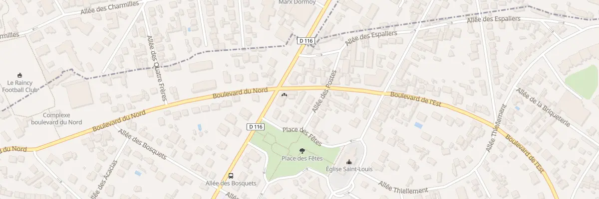 Plan du 73B Bd de l’Est au Raincy