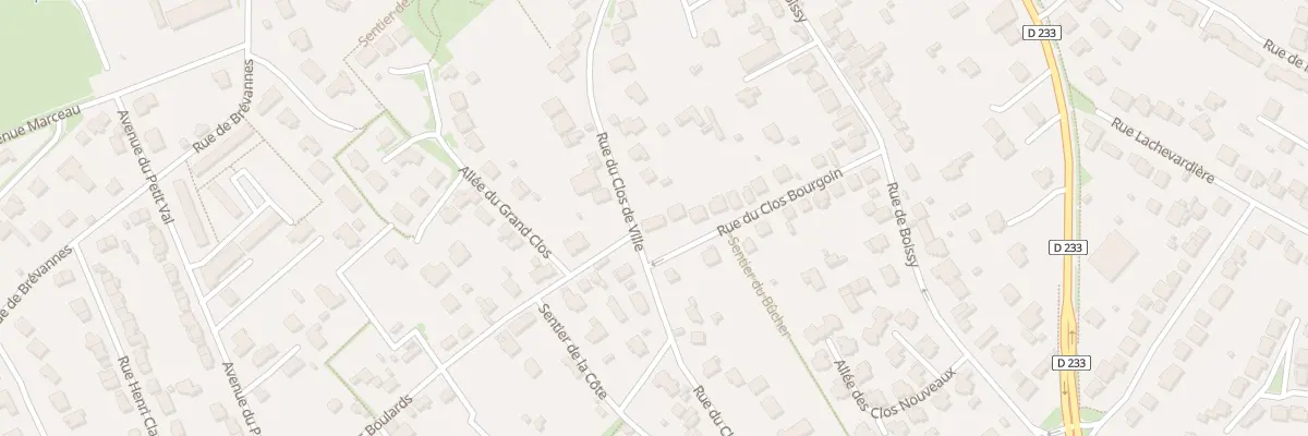 Plan du 17 Rue du Clos de Ville à Sucy-en-Brie