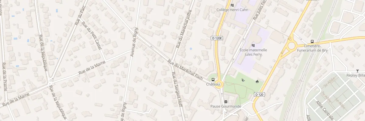 Plan du 14 Rue du Mal Foch à Bry-sur-Marne