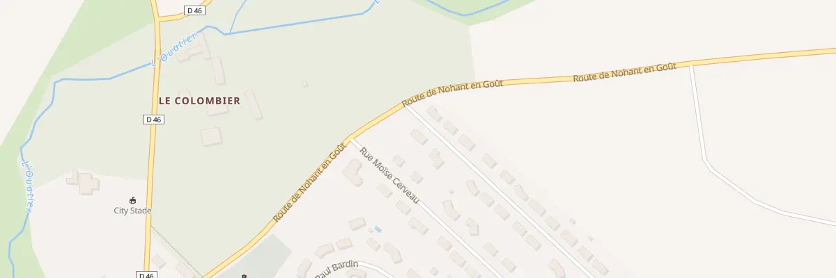 Plan du 37 Rue Moise Cerveau à Moulins-sur-Yèvre