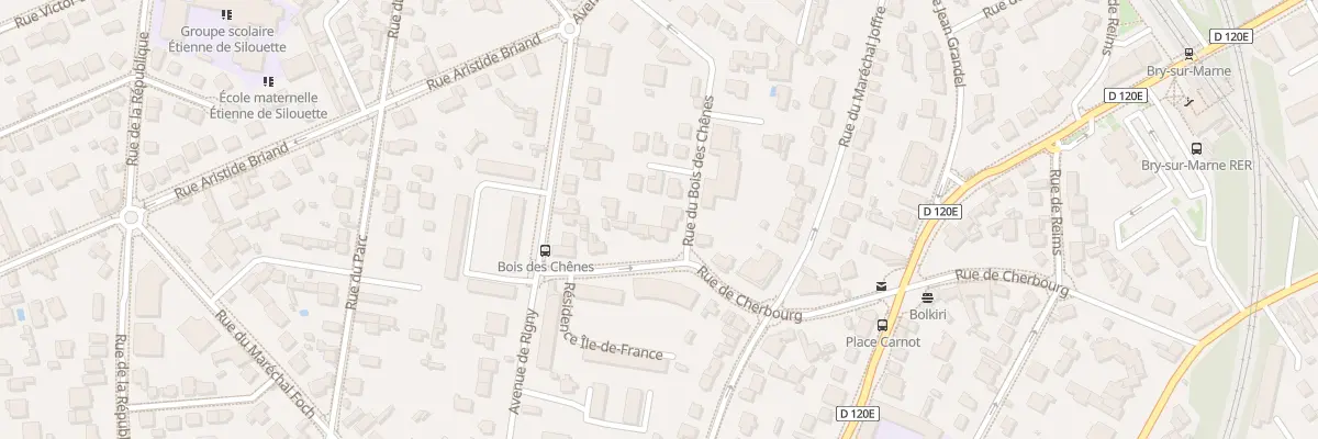 Plan du 7B Rue du Bois des Chênes à Bry-sur-Marne