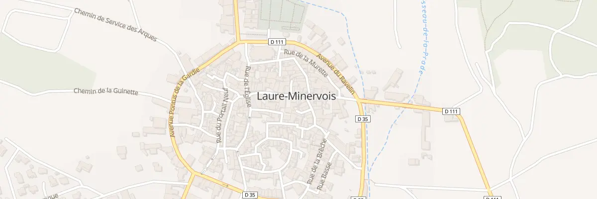 Plan du 5010 Gr Grand Rue à Laure-Minervois