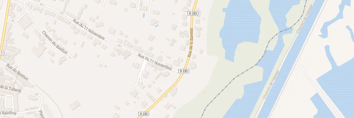 Plan du 11 Rue de la Barette à Corbie
