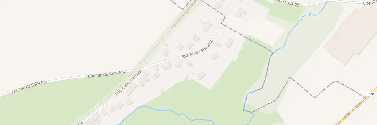 Plan du 69 Rue Andre Flament à Beugin