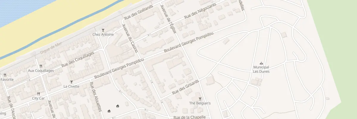 Plan du 1064 Bd Georges Pompidou à Bray-Dunes