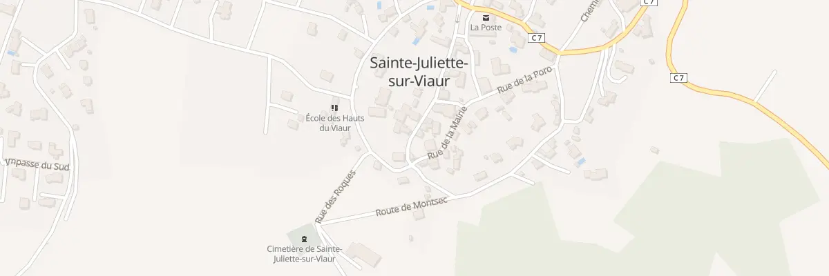 Plan du 5034 Sainte Juliette à Sainte-Juliette-sur-Viaur
