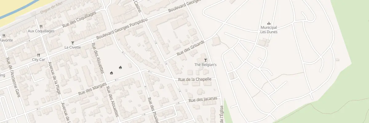 Plan du 44 Rue des Grisards à Bray-Dunes