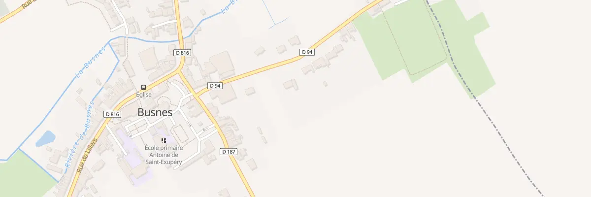 Plan du 136 Rue Delalleau à Busnes