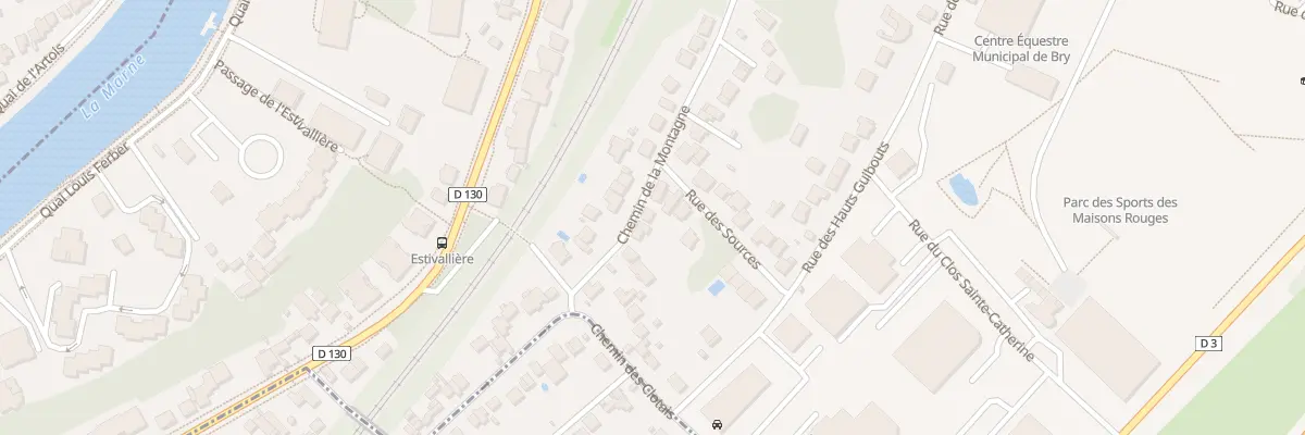 Plan du 99 Che de la Montagne à Bry-sur-Marne
