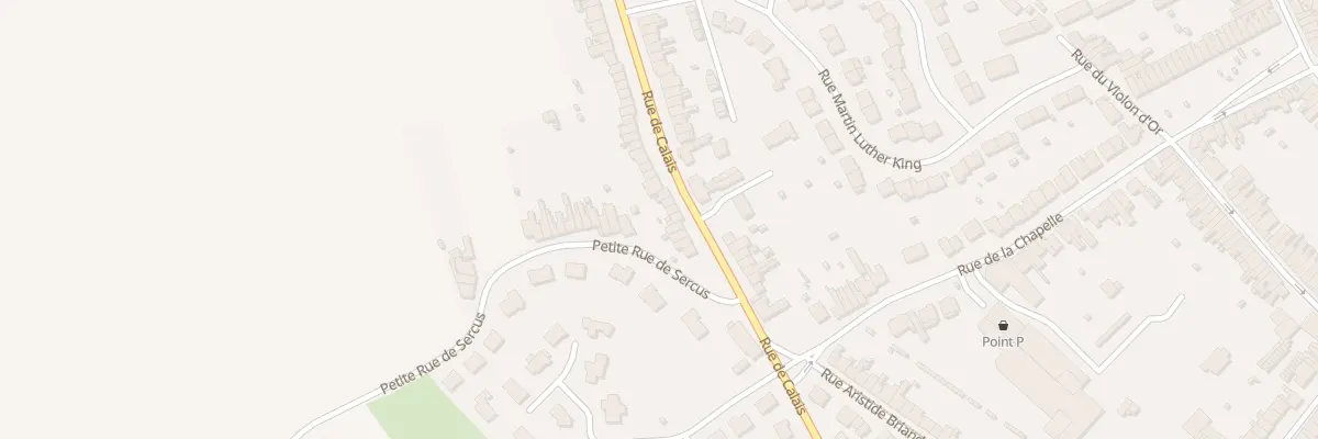 Plan du 303 Rue de Calais à Hazebrouck