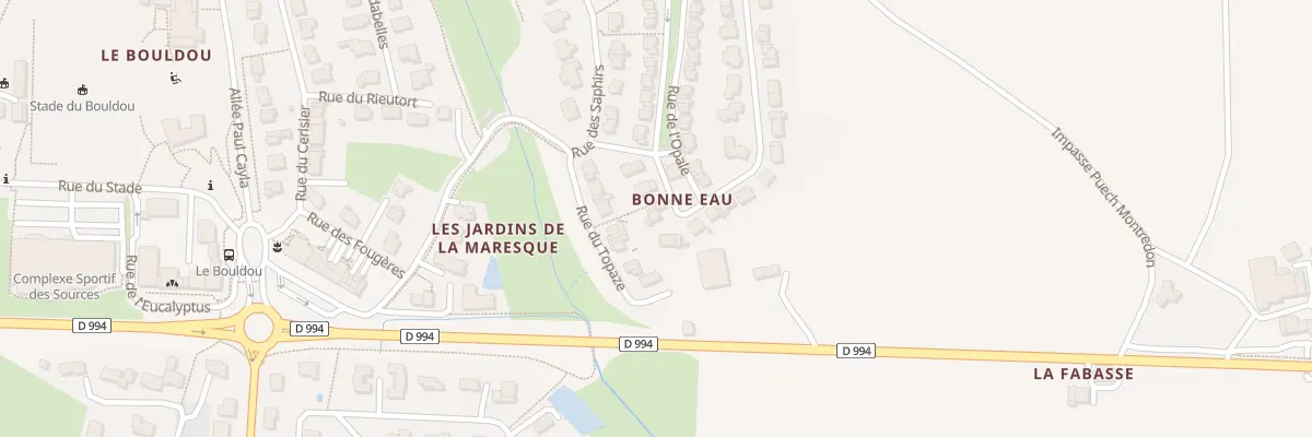 Plan du 6 Rue de l’Ambre à Druelle Balsac
