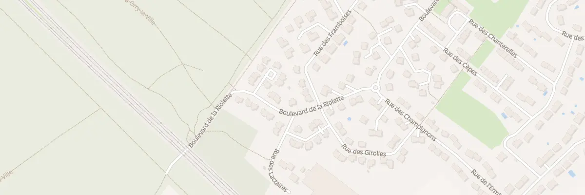 Plan du 961 Bd de la Riolette à La Chapelle-en-Serval