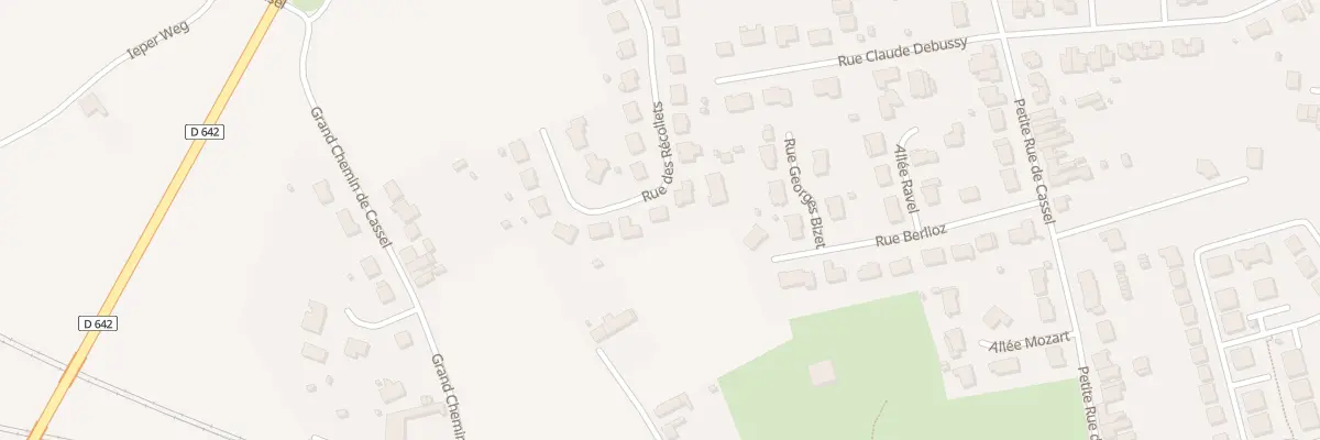 Plan du 25 Rue des Récollets à Hazebrouck