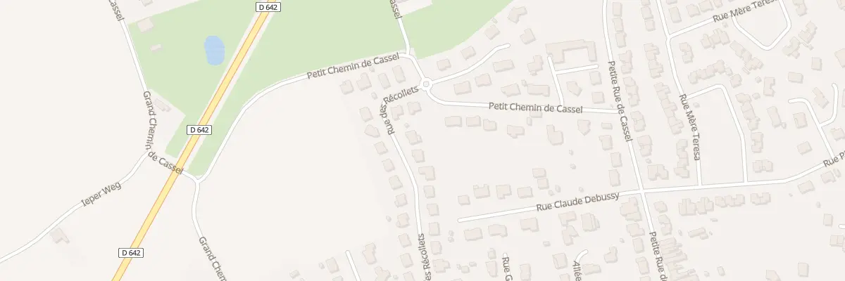 Plan du 5 Rue des Récollets à Hazebrouck