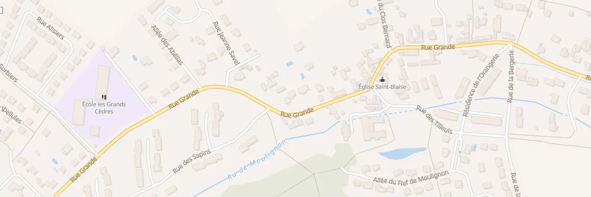 Plan du 42 Rue Grande à Saint-Fargeau-Ponthierry