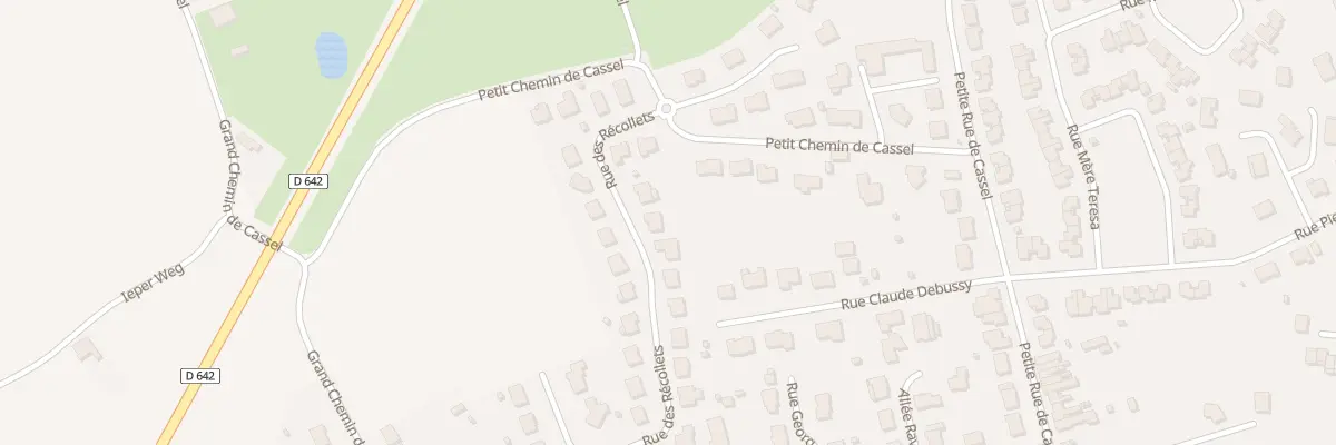 Plan du 7 Rue des Récollets à Hazebrouck