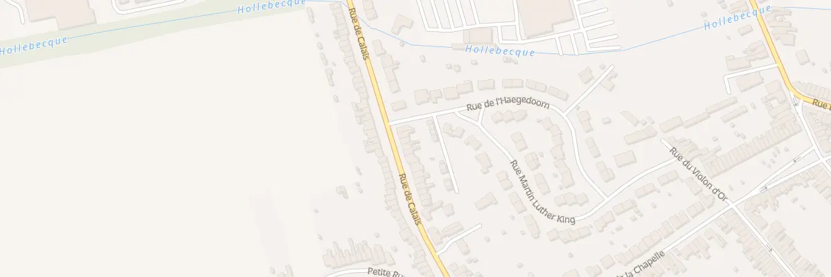 Plan du 244 Rue de Calais à Hazebrouck