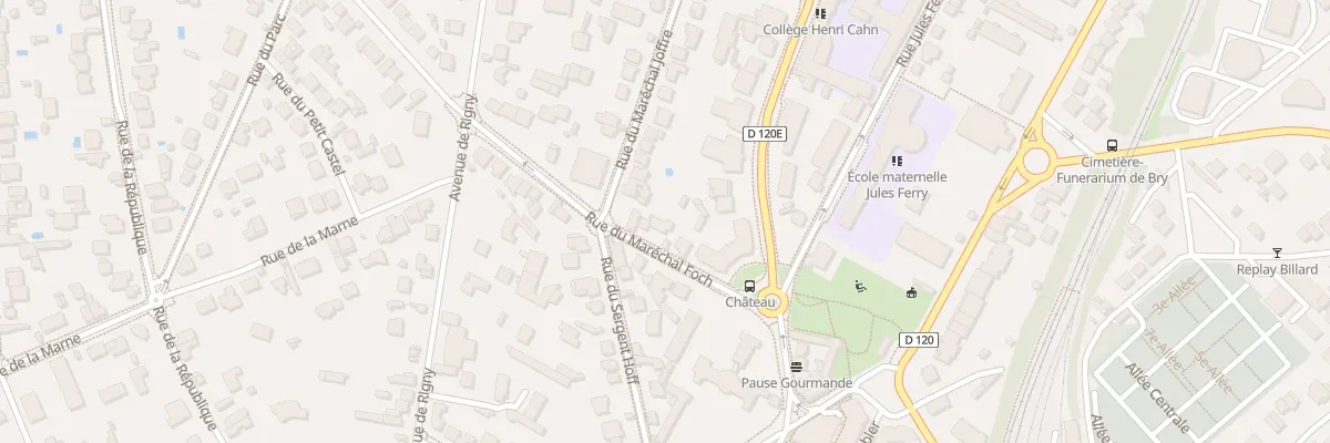 Plan du 10 Rue du Mal Foch à Bry-sur-Marne